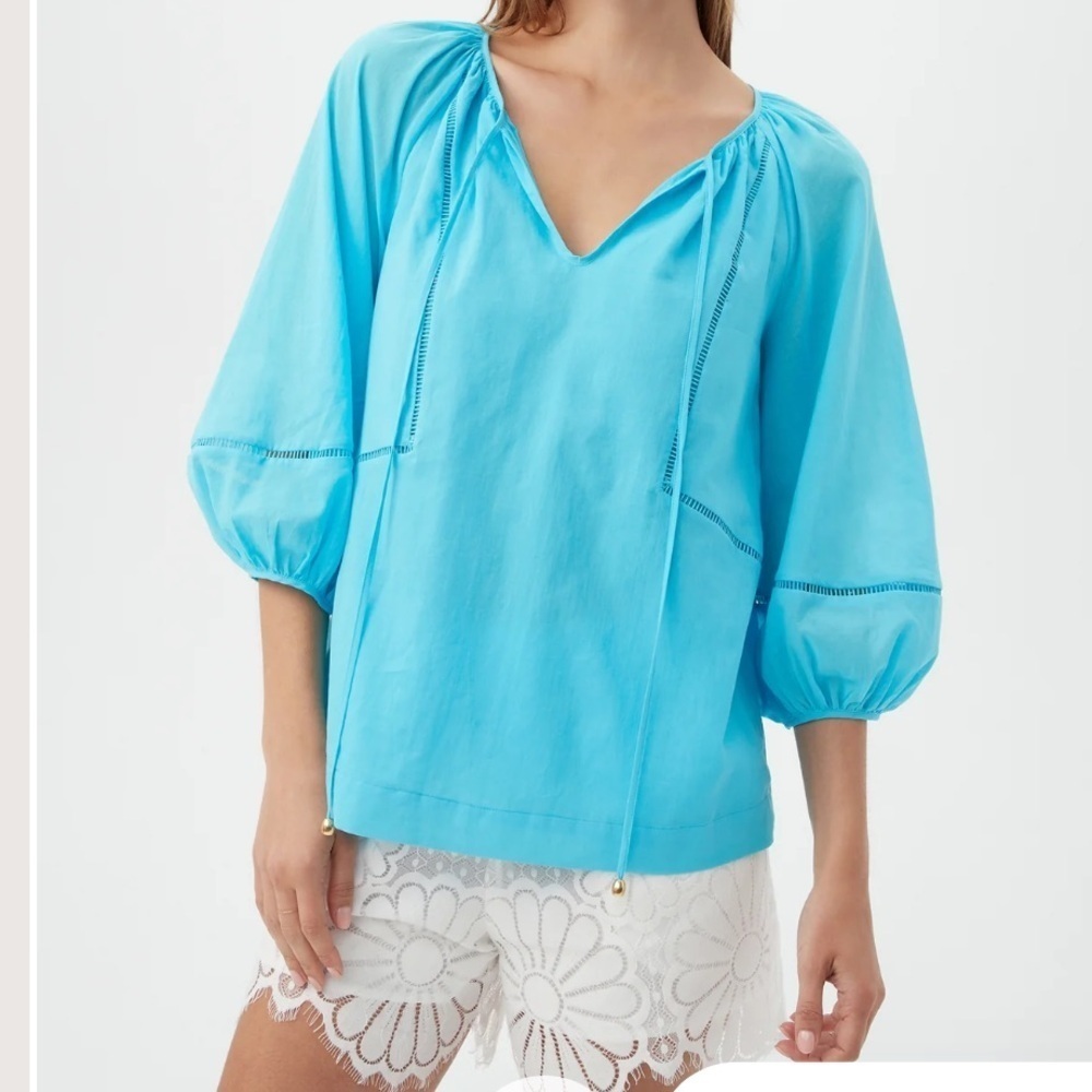 Trina Turk Clearwater Joplin Cotton Top